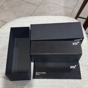Montblanc Black Eyewear Box with Service Guide